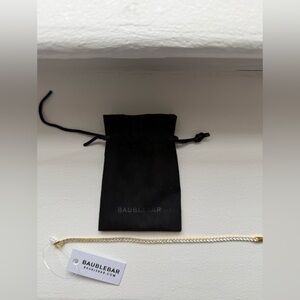 NEW BaubleBar Gold Tennis Bracelet